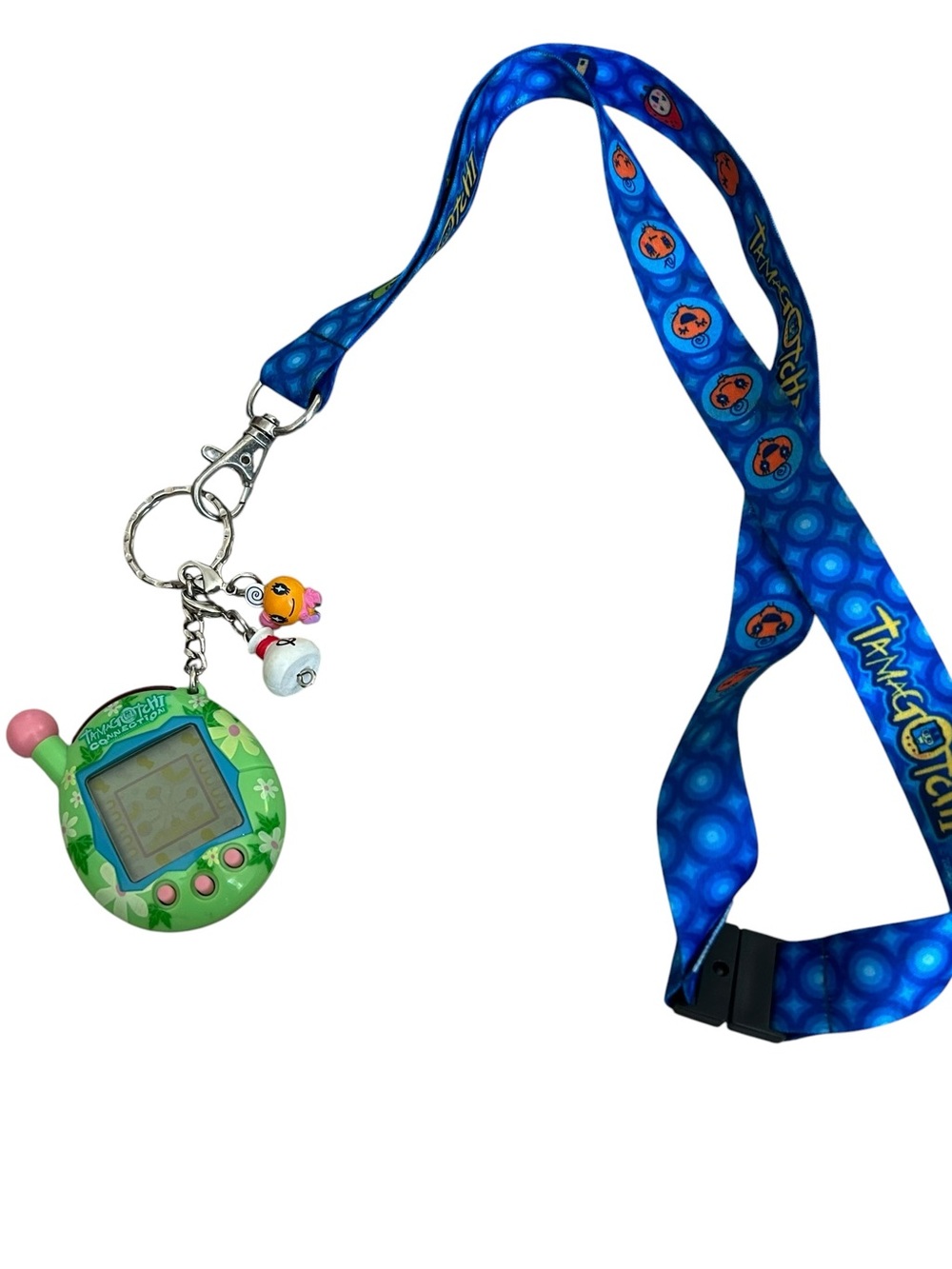 Plumeria Tamagotchi Connection Version 4 Charms Lanyard Set Y2K 2000s Video Game